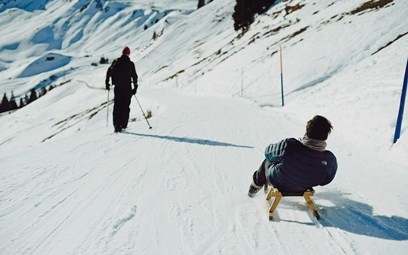 The Cambrian Adelboden Winter Activities Sledding Swiss Alps 140110 118