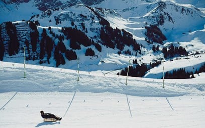 The Cambrian Adelboden Winter Activities Sledding Swiss Alps 140110 115