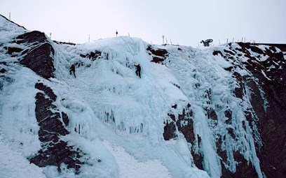 The Cambrian Adelboden Winter Activities Ice Climbing Swiss Alps 140110 0085